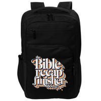 The Bible Recap Finisher 365 Days Christian Journey Impact Tech Backpack