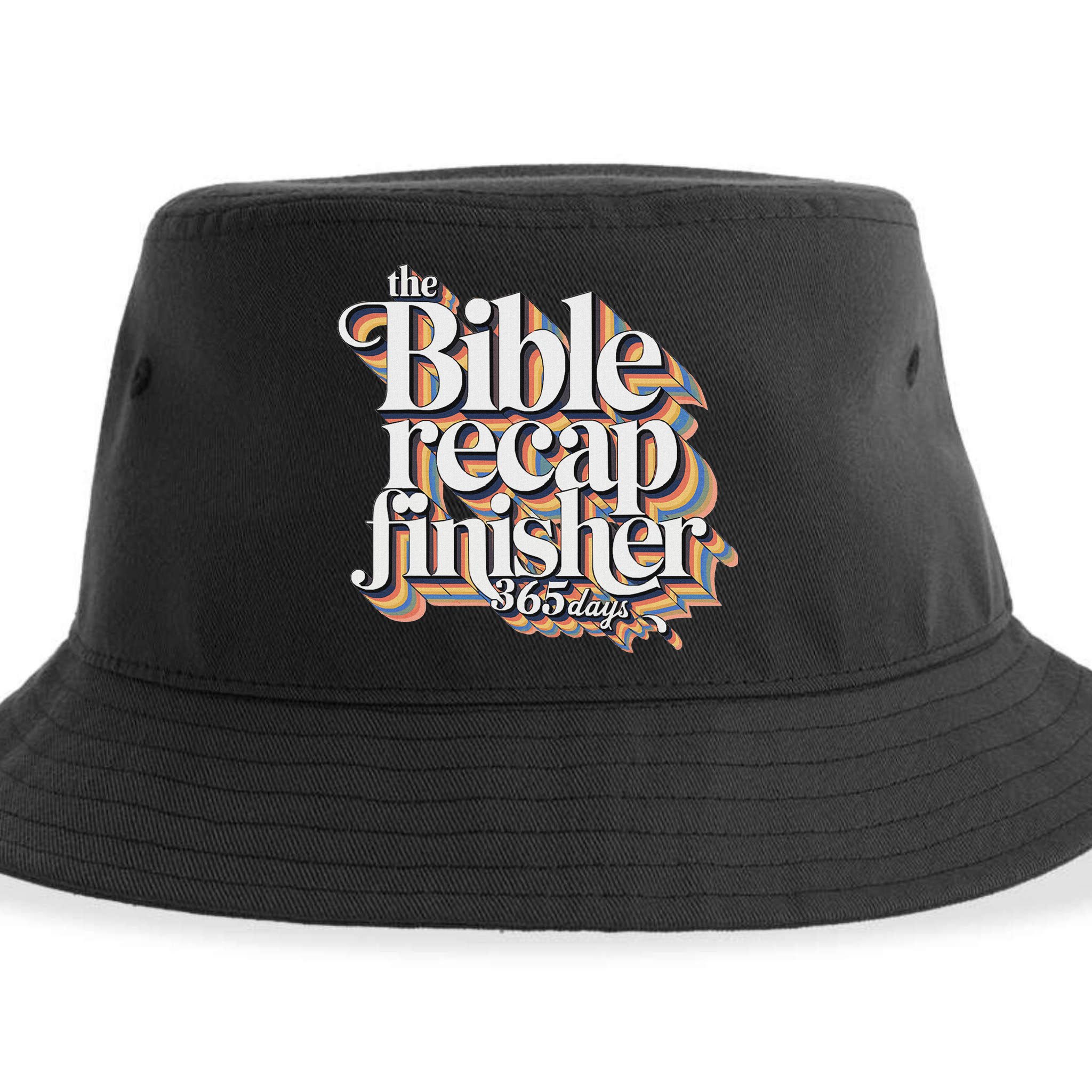 The Bible Recap Finisher 365 Days Christian Journey Sustainable Bucket Hat
