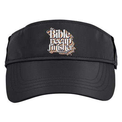 The Bible Recap Finisher 365 Days Christian Journey Adult Drive Performance Visor