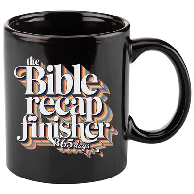 The Bible Recap Finisher 365 Days Christian Journey 11oz C Handle Ceramic Mug