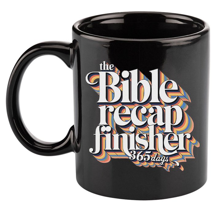 The Bible Recap Finisher 365 Days Christian Journey 11oz C Handle Ceramic Mug
