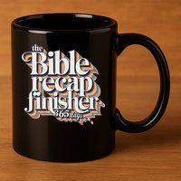 The Bible Recap Finisher 365 Days Christian Journey 11oz C Handle Ceramic Mug