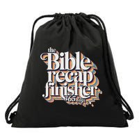 The Bible Recap Finisher 365 Days Christian Journey Drawstring Bag