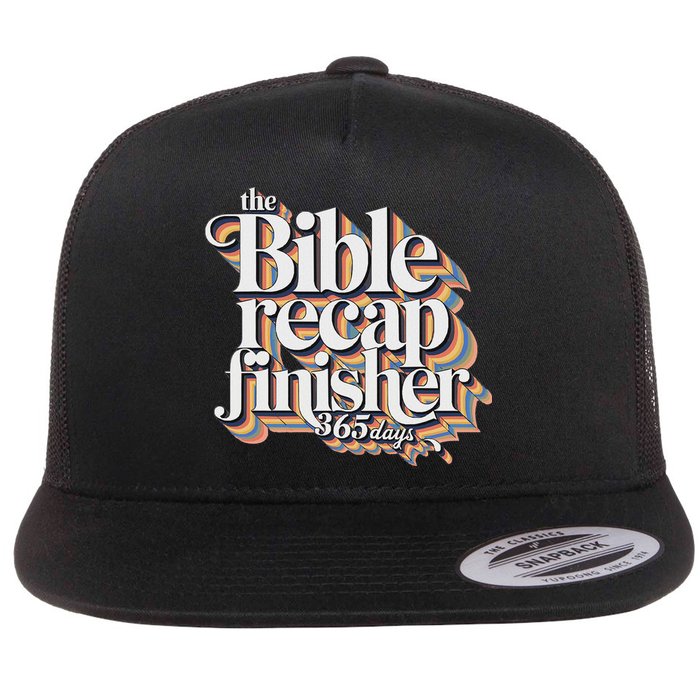 The Bible Recap Finisher 365 Days Christian Journey Flat Bill Trucker Hat