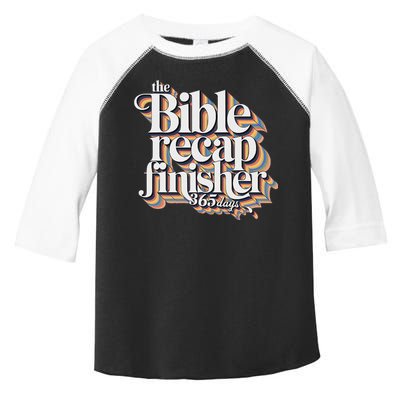 The Bible Recap Finisher 365 Days Christian Journey Toddler Fine Jersey T-Shirt