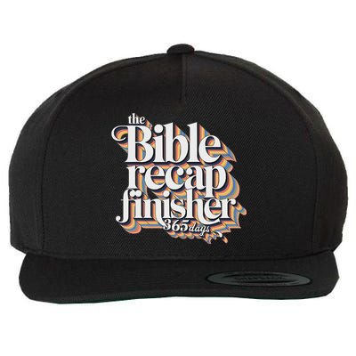 The Bible Recap Finisher 365 Days Christian Journey Wool Snapback Cap