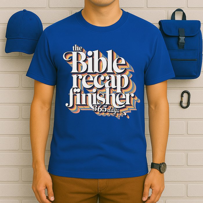 The Bible Recap Finisher 365 Days Christian Journey T-Shirt