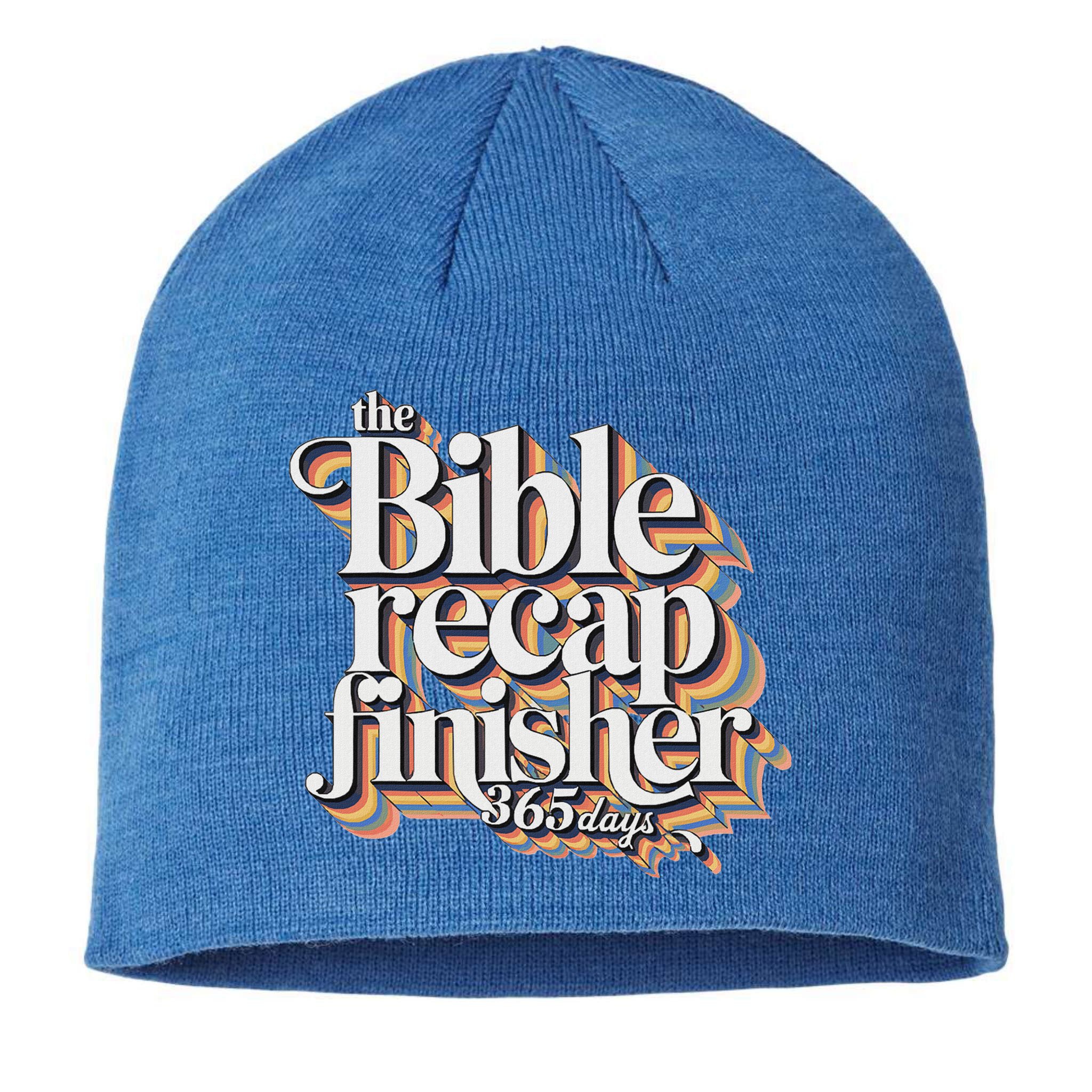 The Bible Recap Finisher 365 Days Christian Journey Sustainable Beanie