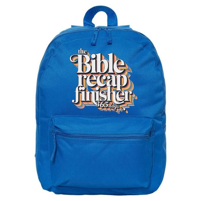 The Bible Recap Finisher 365 Days Christian Journey 16 in Basic Backpack
