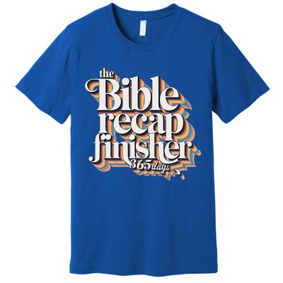 The Bible Recap Finisher 365 Days Christian Journey Premium T-Shirt