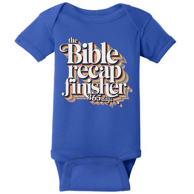 The Bible Recap Finisher 365 Days Christian Journey Baby Bodysuit