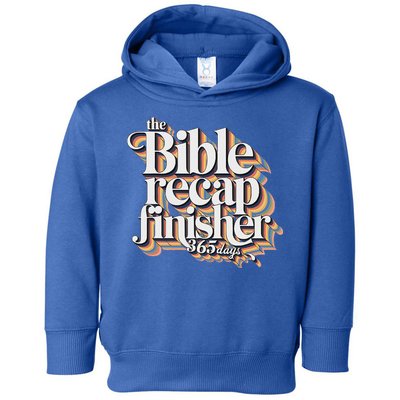 The Bible Recap Finisher 365 Days Christian Journey Toddler Hoodie