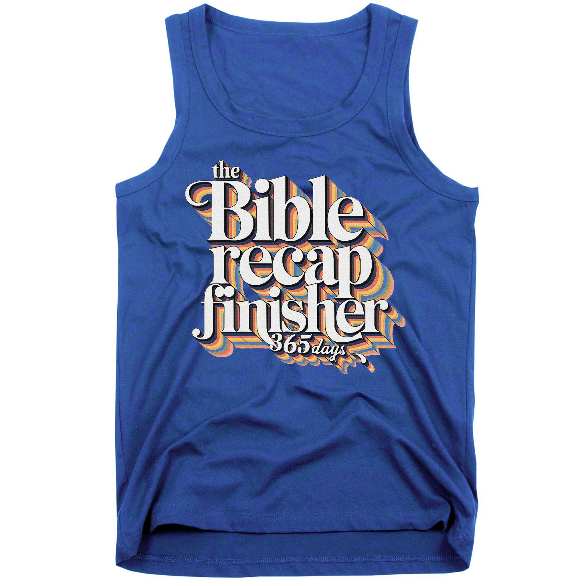 The Bible Recap Finisher 365 Days Christian Journey Tank Top