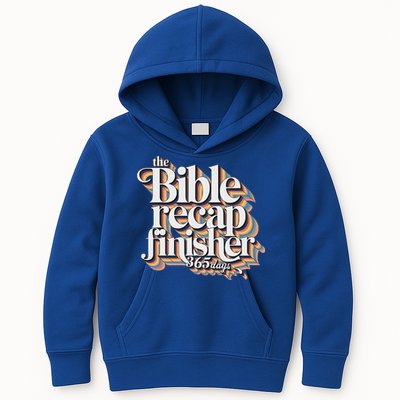 The Bible Recap Finisher 365 Days Christian Journey Kids Hoodie