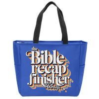 The Bible Recap Finisher 365 Days Christian Journey Zip Tote Bag