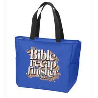The Bible Recap Finisher 365 Days Christian Journey Zip Tote Bag