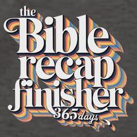 The Bible Recap Finisher 365 Days Christian Journey Vector Backpack