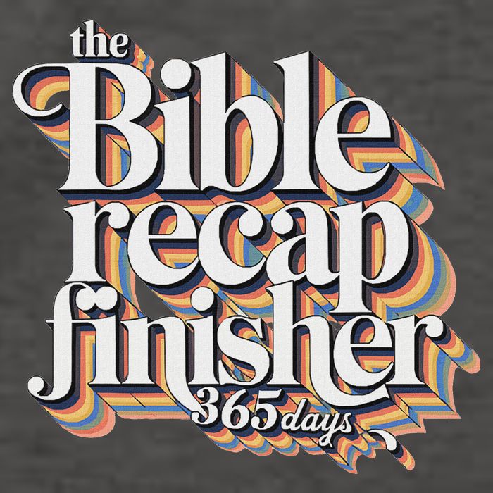 The Bible Recap Finisher 365 Days Christian Journey Vector Backpack