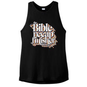 The Bible Recap Finisher 365 Days Christian Journey Ladies PosiCharge Tri-Blend Wicking Tank