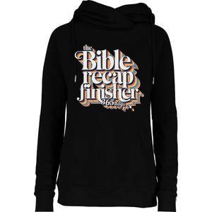 The Bible Recap Finisher 365 Days Christian Journey Womens Funnel Neck Pullover Hood