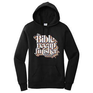 The Bible Recap Finisher 365 Days Christian Journey Women's Pullover Hoodie