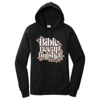 The Bible Recap Finisher 365 Days Christian Journey Women's Pullover Hoodie