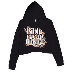 The Bible Recap Finisher 365 Days Christian Journey Crop Fleece Hoodie