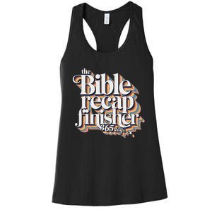 The Bible Recap Finisher 365 Days Christian Journey Women's Racerback Tank