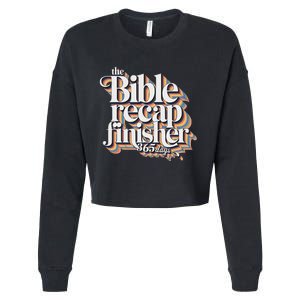 The Bible Recap Finisher 365 Days Christian Journey Cropped Pullover Crew