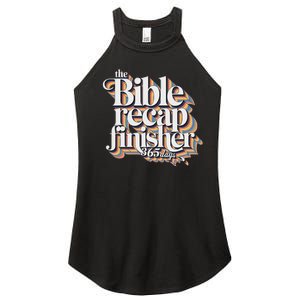 The Bible Recap Finisher 365 Days Christian Journey Women's Perfect Tri Rocker Tank