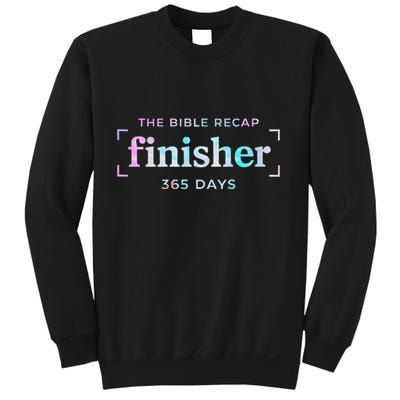The Bible Recap Finisher 365 Days Christian Religious Sweatshirt