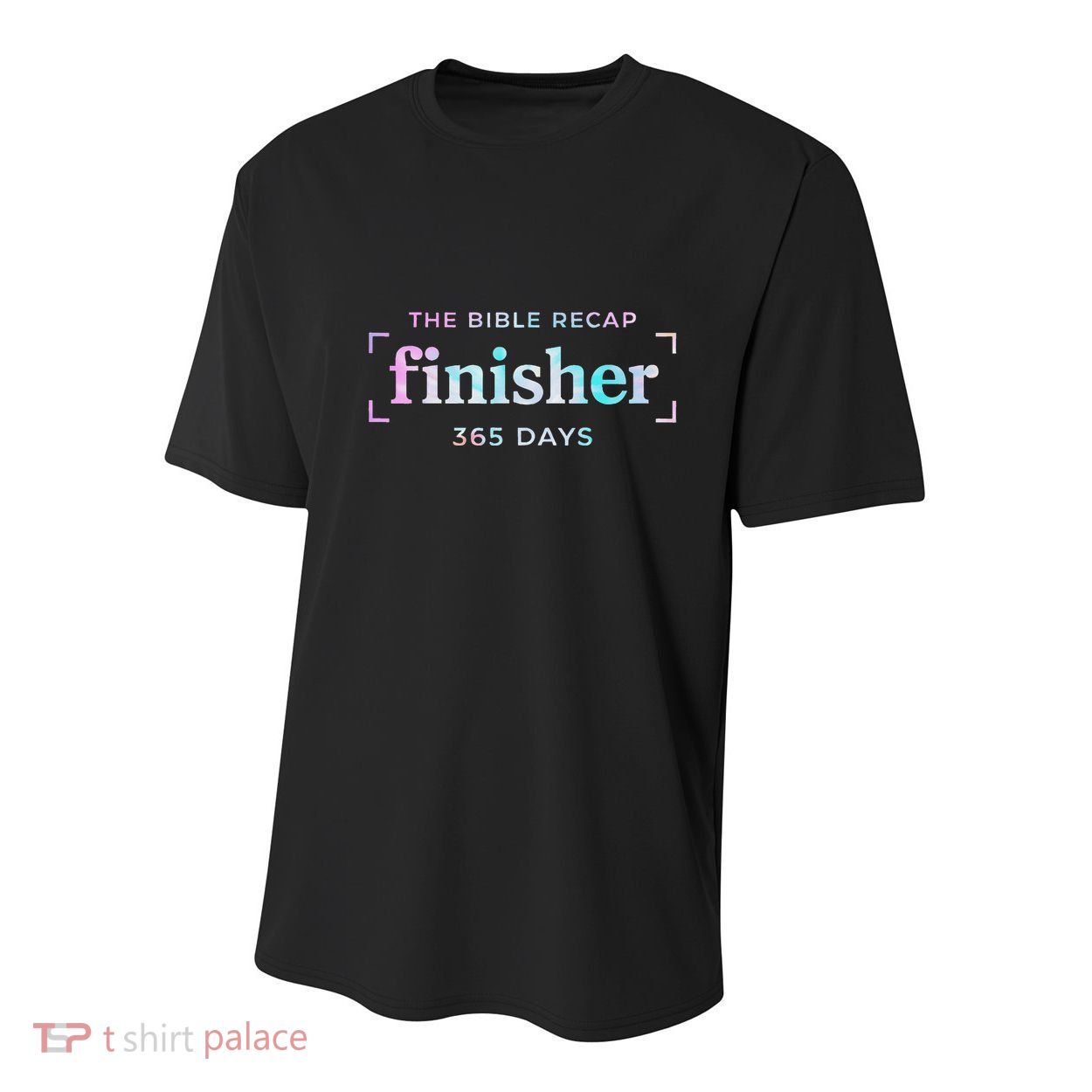 The Bible Recap Finisher 365 Days Christian Religious Youth Performance Sprint T-Shirt
