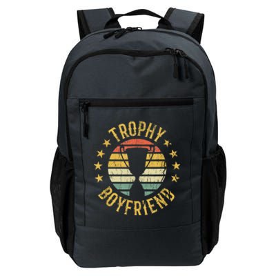 Trophy Boyfriend Retro Clothes Gift For Girlfriend Cute Valentine Gift Daily Commute Backpack