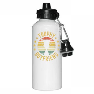 Trophy Boyfriend Retro Clothes Gift For Girlfriend Cute Valentine Gift Aluminum Water Bottle