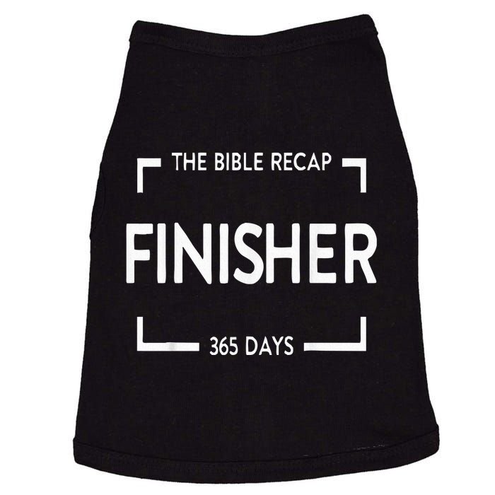 The Bible Recap Finisher 365 Days Doggie Tank