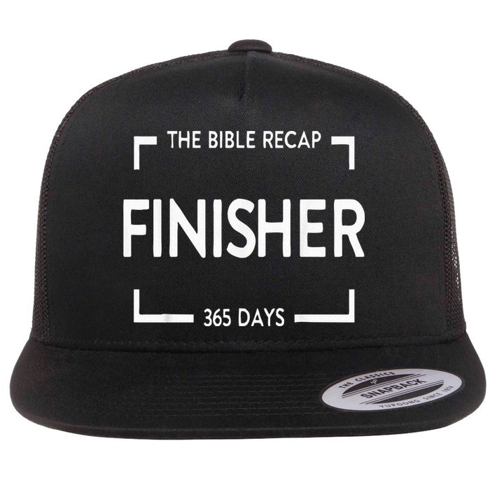 The Bible Recap Finisher 365 Days Flat Bill Trucker Hat