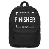 The Bible Recap Finisher 365 Days 16 in Basic Backpack