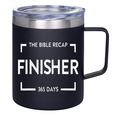 The Bible Recap Finisher 365 Days 12oz Stainless Steel Coffee Mug
