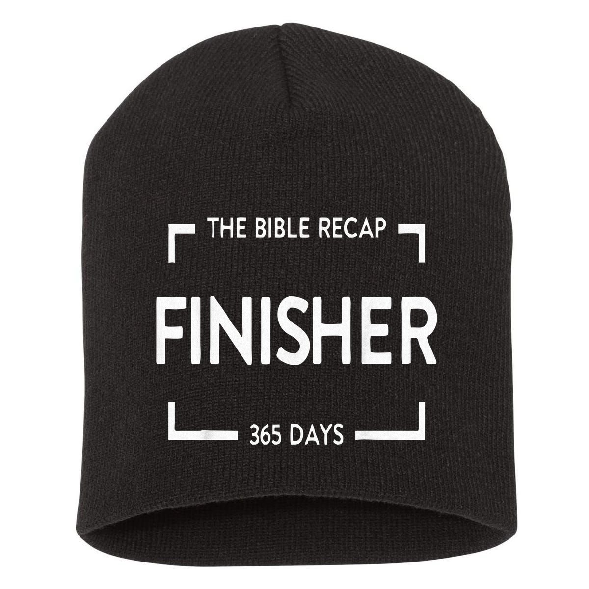 The Bible Recap Finisher 365 Days Short Acrylic Beanie