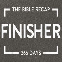 The Bible Recap Finisher 365 Days Cotton Canvas Backpack