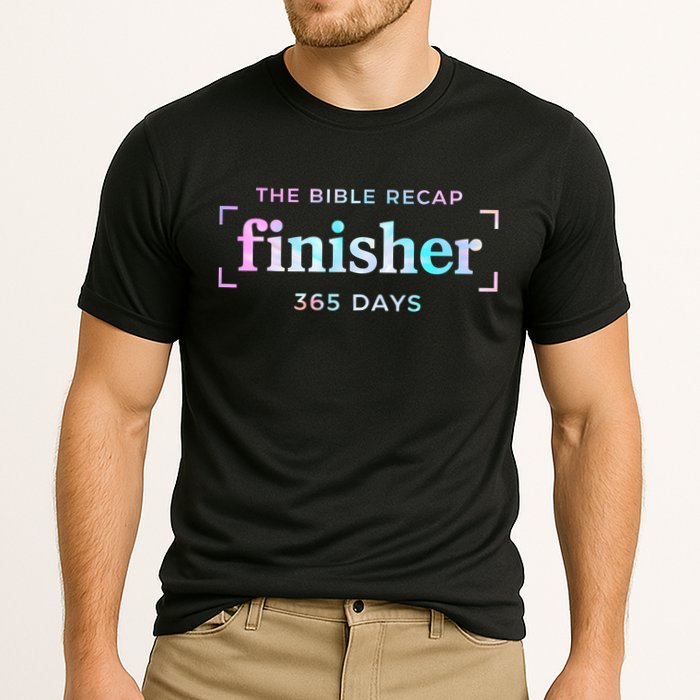 The Bible Recap Finisher 365 Days Christian Religious Cooling Performance Crew T-Shirt
