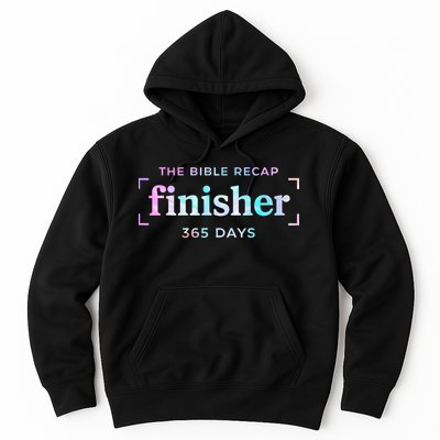 The Bible Recap Finisher 365 Days Christian Religious Hoodie