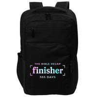 The Bible Recap Finisher 365 Days Christian Religious Impact Tech Backpack