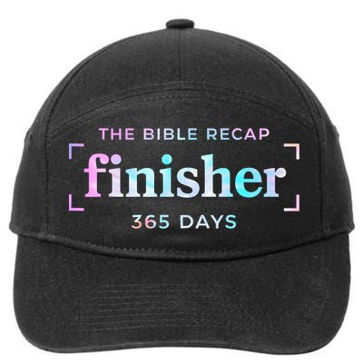 The Bible Recap Finisher 365 Days Christian Religious 7-Panel Snapback Hat