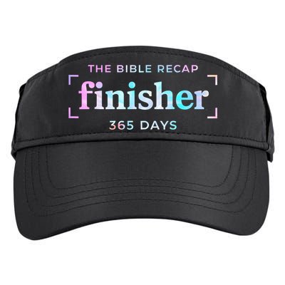 The Bible Recap Finisher 365 Days Christian Religious Adult Drive Performance Visor