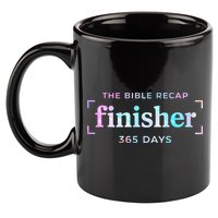 The Bible Recap Finisher 365 Days Christian Religious 11oz C Handle Ceramic Mug