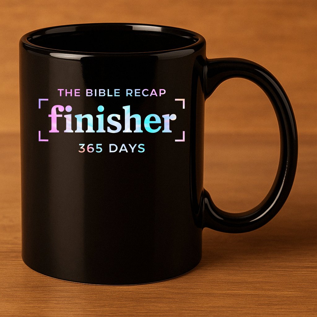 The Bible Recap Finisher 365 Days Christian Religious 11oz C Handle Ceramic Mug