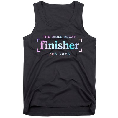 The Bible Recap Finisher 365 Days Christian Religious Tank Top