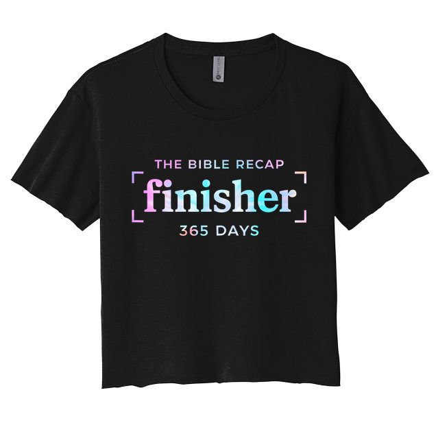 The Bible Recap Finisher 365 Days Christian Religious Crop Top