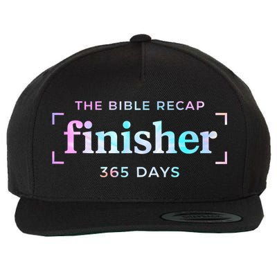 The Bible Recap Finisher 365 Days Christian Religious Wool Snapback Cap